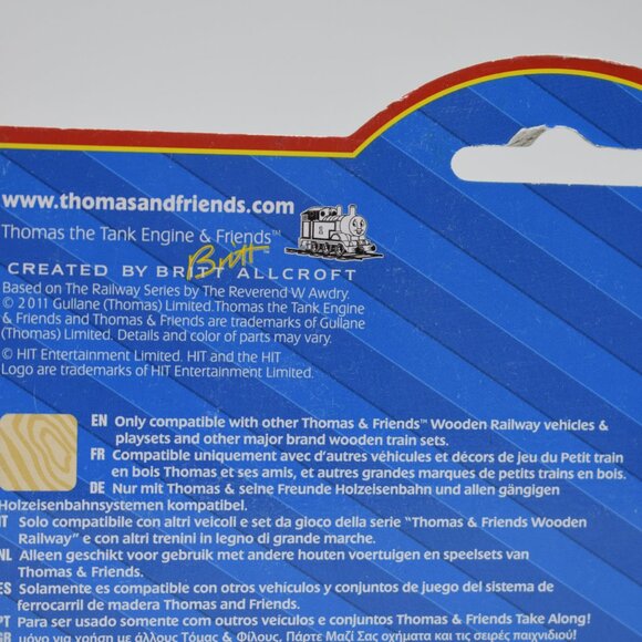 Sodor Zoo Cars w/ Collectible Card Learning Curve Thomas & Friends Wooden Sealed - Picture 13 of 13